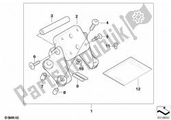 Mounting parts, BMW Navigator & ZUMO