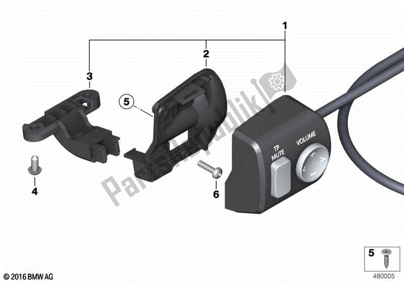 Todas las partes para Radio De Control Remoto I de BMW R 900 RT K 26 2005 - 2009