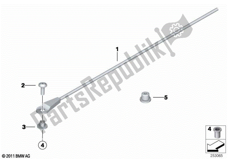 Todas las partes para Correa De Sujeción, Maletín, Vehículo Oficial de BMW R 900 RT K 26 2005 - 2009