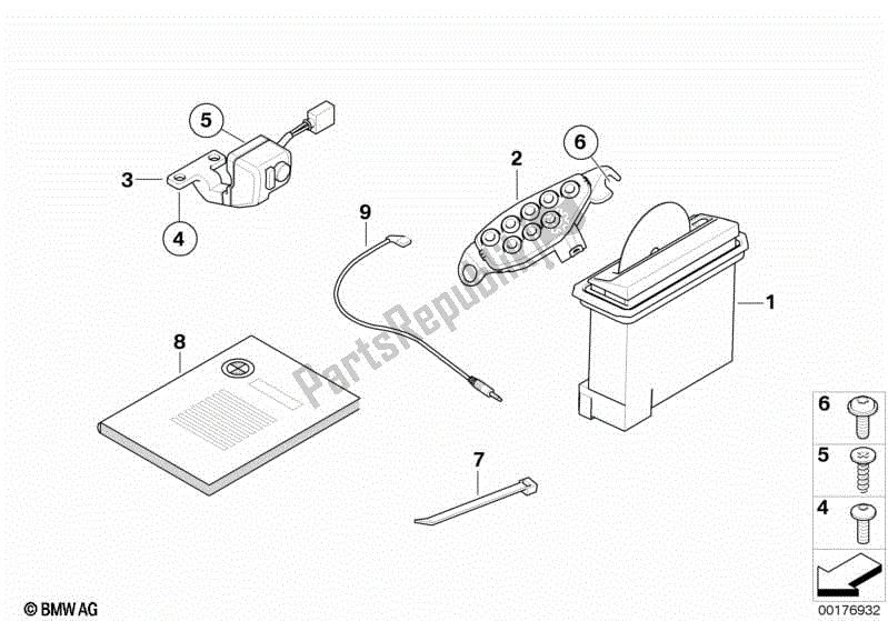 Todas las partes para Reequipar Cd Radio de BMW R 900 RT K 26 2005 - 2009