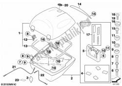 piezas individuales para top case 28i