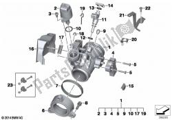 boîtier de papillon assy