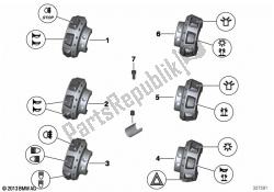 Auxiliary switch, special vehicle