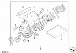 Mounting parts, BMW Navigator & ZUMO