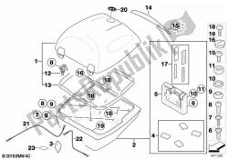 piezas individuales para top case 28i