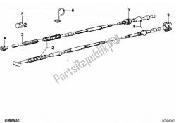 Clutch cable/brake cable assembly