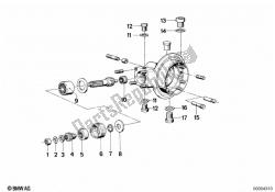 Differential-bevel gear inst.parts