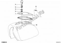 Fuel tank-tool container