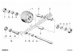 Spoke wheel-wheel hub/dial shaft