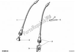 Speedometer shaft/rev-counter shaft