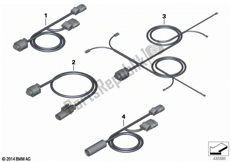 Todas las partes para Cable Auxiliar de BMW Rockster R 28 2002 - 2005