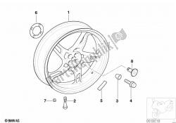 CAST RIM, REAR