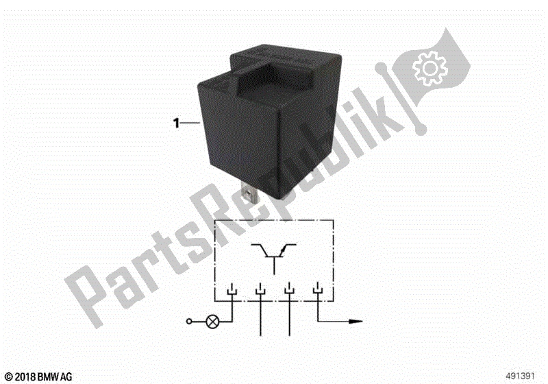 Todas las partes para Relé Indicador De Nivel De Combustible de BMW Rockster R 28 2002 - 2005