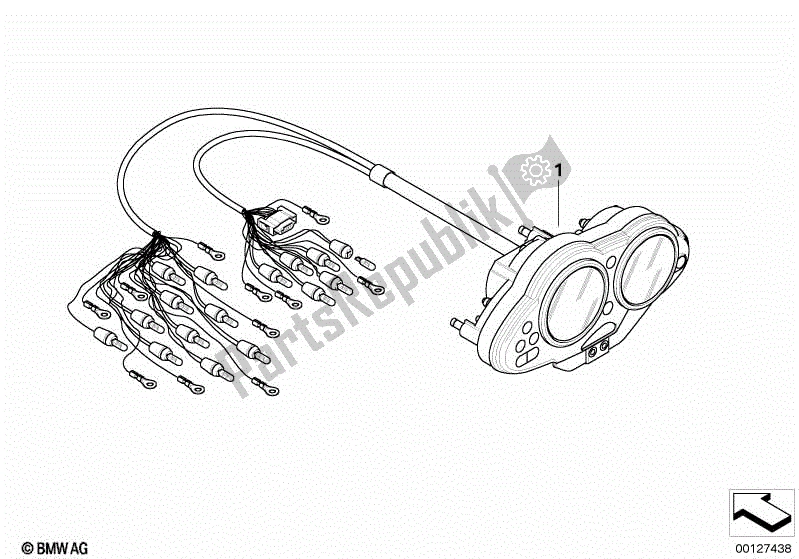 Todas las partes para Combinación De Instrumentos de BMW Rockster R 28 2002 - 2005