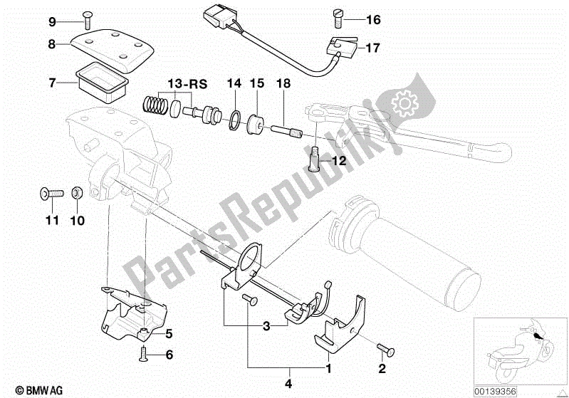 Todas las partes para Piezas Sueltas, Freno De Estacionamiento de BMW Rockster R 28 2002 - 2005