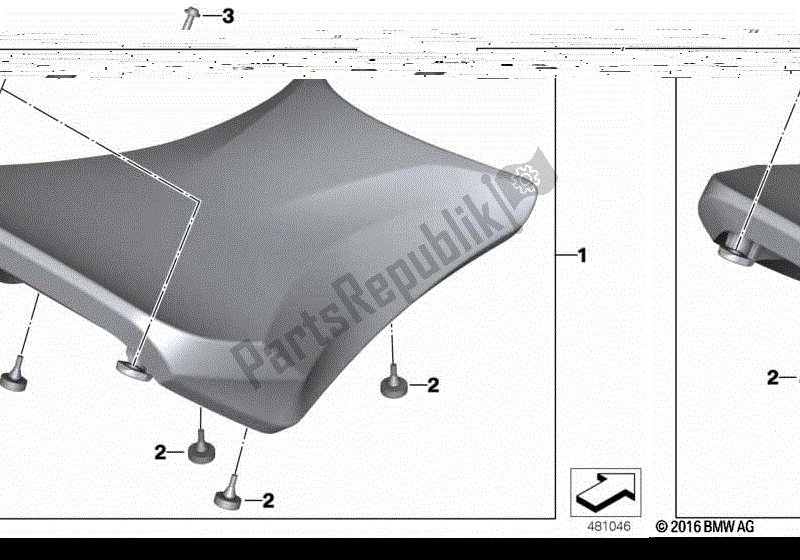 Todas las partes para Banqueta de BMW S 1000R K 47 2013 - 2016