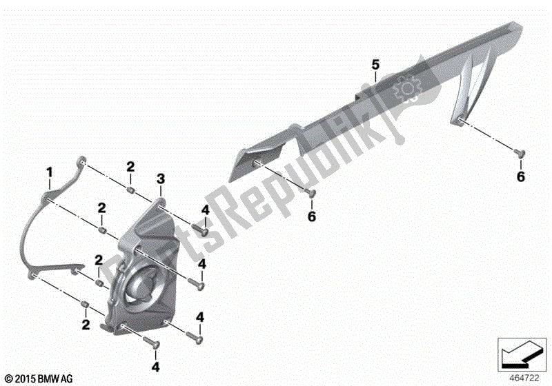 Todas las partes para Protector De Cadena de BMW S 1000R K 47 2013 - 2016