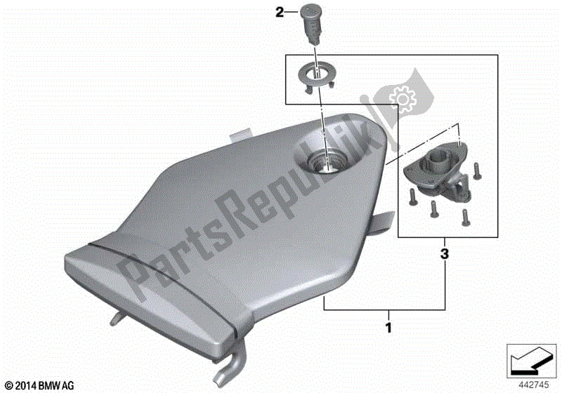 Toutes les pièces pour le Siège Passager Confort du BMW S 1000R K 47 2013 - 2016