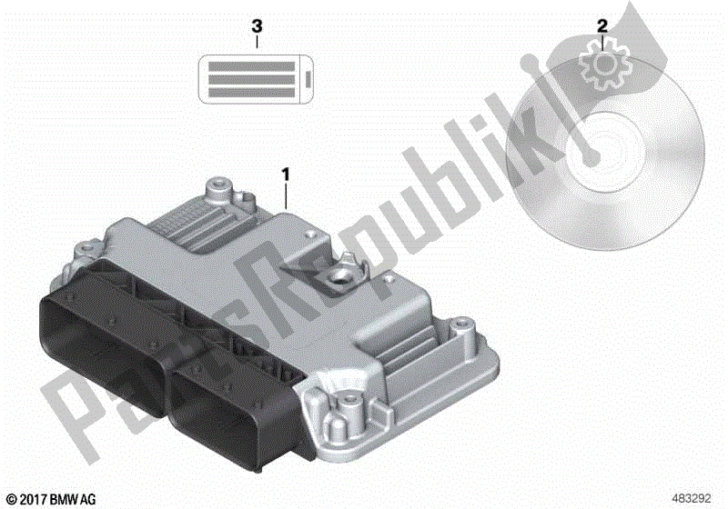 Todas las partes para Unidad De Control de BMW S 1000R K 47 2013 - 2016