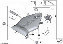 Dual seat-tail part