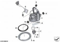 Fuel pump and fuel level sensor