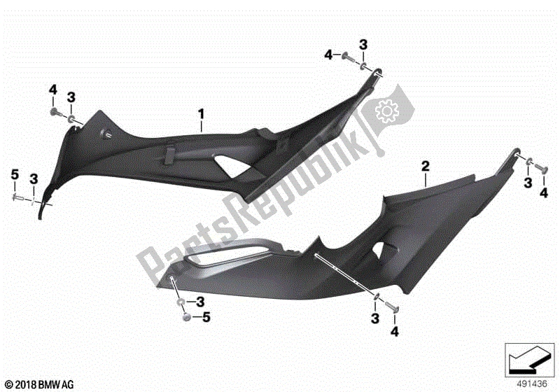 Toutes les pièces pour le Couvercle De Réservoir En Fibre De Carbone Hp du BMW S 1000R K 47 2013 - 2016