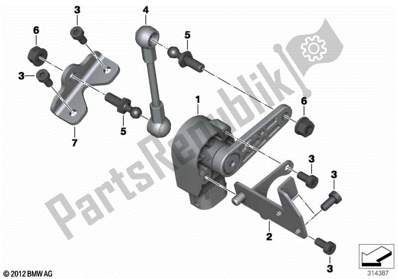 Todas las partes para Sensor De Nivel de BMW S 1000R K 47 2013 - 2016