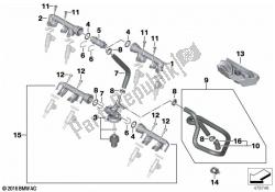 soupapes / tuyaux du système d'injection de carburant