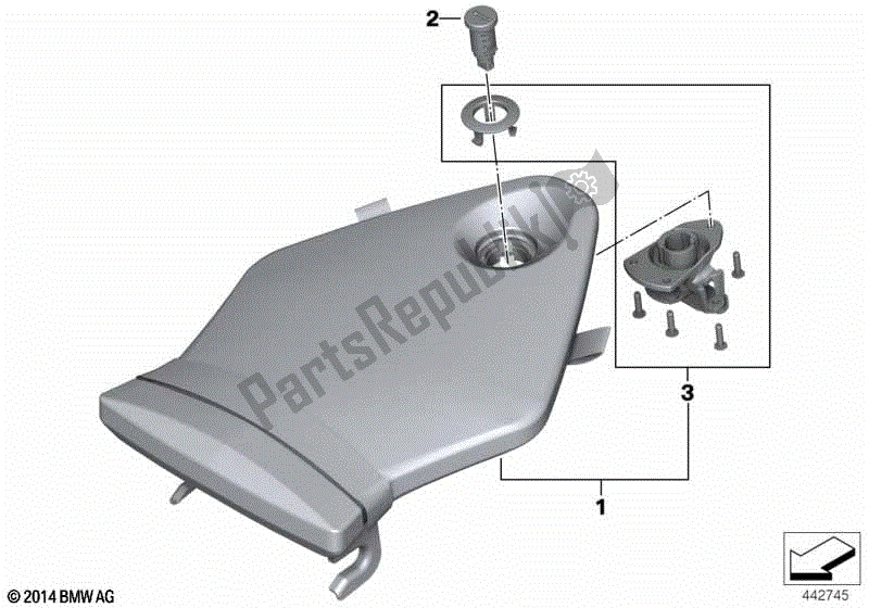 Todas las partes para Asiento De Pasajero Confort de BMW S 1000R K 47 2017 - 2020