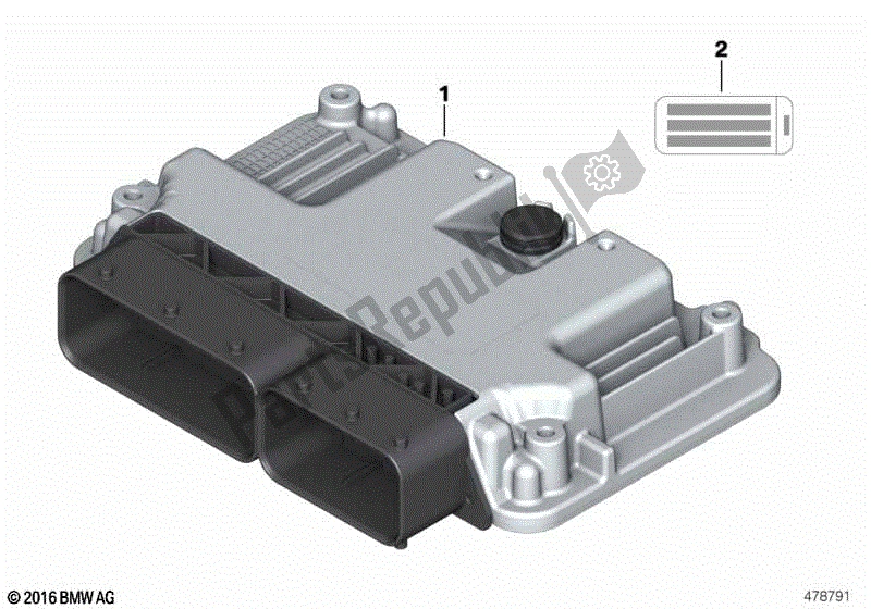 Todas las partes para Unidad De Control de BMW S 1000R K 47 2017 - 2020