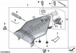 Dual seat-tail part