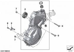 tapa de la carcasa del motor, izquierda