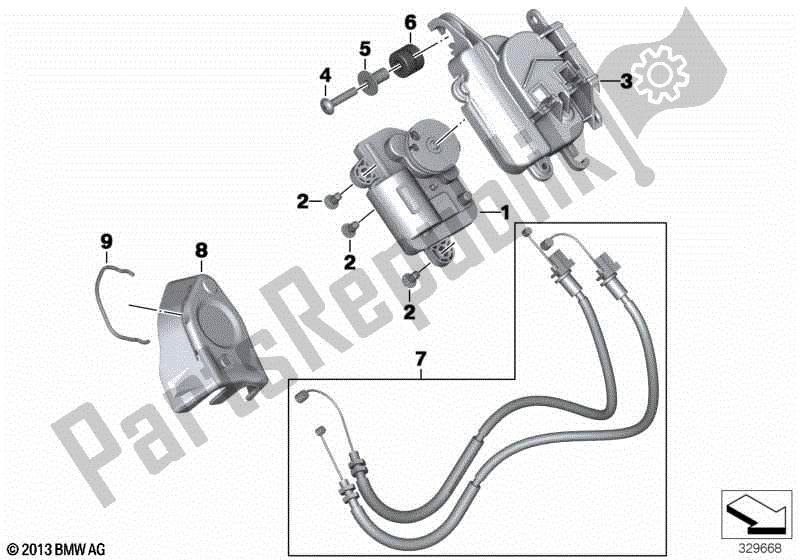 Todas las partes para Aleta De Escape de BMW S 1000R K 47 2017 - 2020