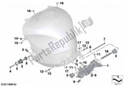 hardware de montagem do tanque de combustível