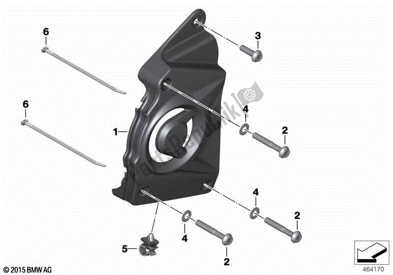 Todas las partes para Cubierta De Piñón De Carbono Hp de BMW S 1000R K 47 2017 - 2020