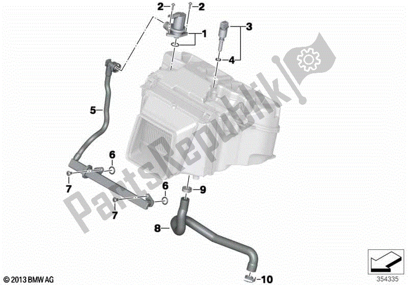 Todas las partes para Sistema De Control Inactivo / Sistema Pcv de BMW S 1000R K 47 2017 - 2020