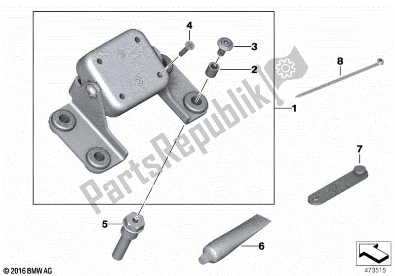 Todas las partes para Piezas De Montaje, Navegador Bmw de BMW S 1000R K 47 2017 - 2020