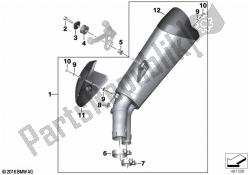 Rear muffler