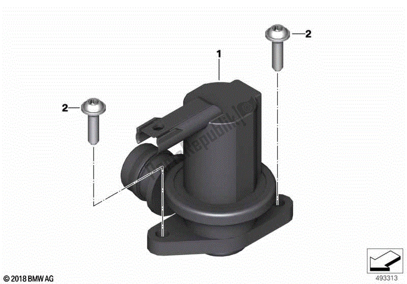 Todas las partes para Válvula De Conmutación, Inyección De Aire Secundario de BMW S 1000R K 47 2017 - 2020