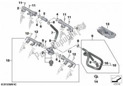 Valves/Pipes of fuel injection system