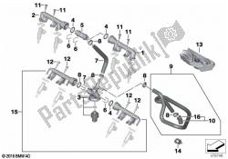 Valves/Pipes of fuel injection system