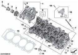 Cylinder head with cover