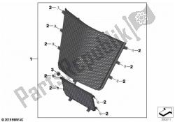 Protective grille for radiator