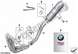 Single parts for Race exhaust system