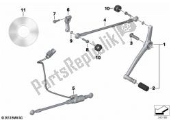 External gearshift parts/Shift lever