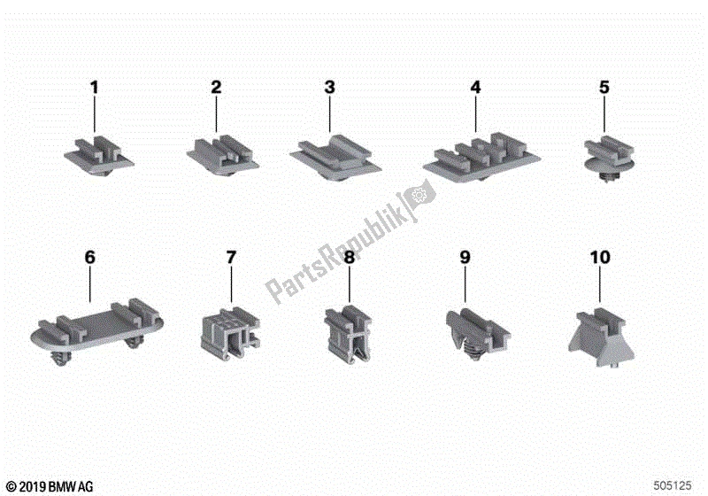 Alle onderdelen voor de Plug-in Aansluitbeugel van de BMW S 1000 RR K 46 2012 - 2014