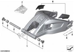 bras oscillant de roue arrière