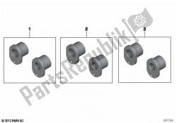 Set of bushings for swingarm pivot