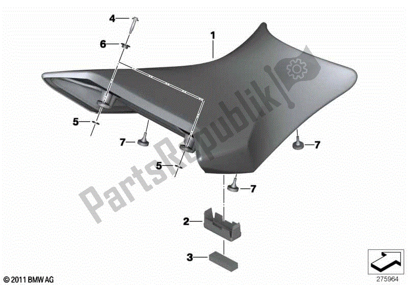 Tutte le parti per il Panca del BMW S 1000 RR K 46 2017 - 2018