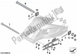 Trailing arm - Mounted parts